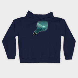 Landscape Paintbrush Kids Hoodie